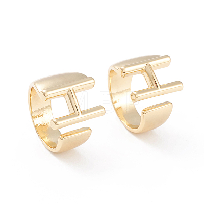 Brass Cuff Rings RJEW-L097-06H-1