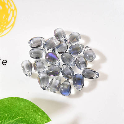 20Pcs Transparent Spray Painted Glass Charms GLAA-YW0001-03C-1
