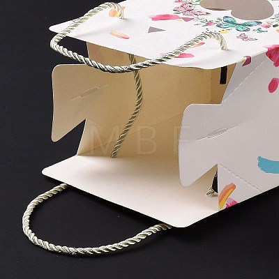 Rectangle Paper Gift Boxes with Handle Rope CON-B010-04A-1