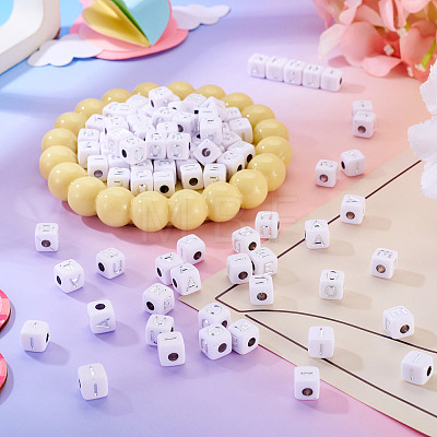 150Pcs 5 Styles Opaque Acrylic Beads SACR-TA0001-73-1