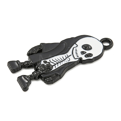 Halloween Alloy Enamel Pendants ENAM-M220-02F-B-1