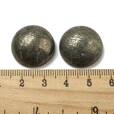 Natural Pyrite Cabochons G-C115-02A-41-1