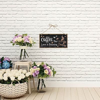 Printed Wood Hanging Wall Decorations WOOD-WH0115-13O-1