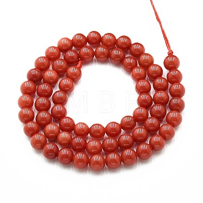 Natural Quartz Beads Strands G-N355-6mm-72-1