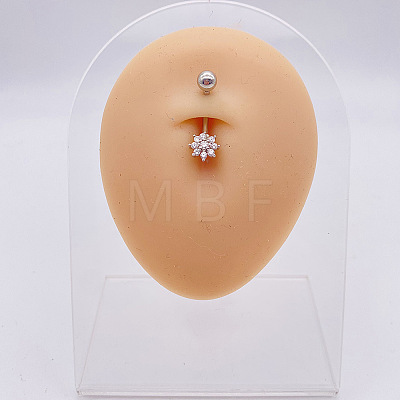 316L Surgical Stainless Steel Belly Rings WGDD0AB-15-1