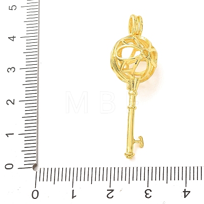 Brass Cage Pendants KK-CBA8ACD-09G-1