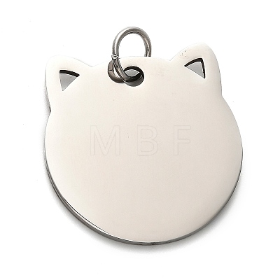 201 Stainless Steel Stamping Blank Tag Pendants STAS-H438-03P-1-1