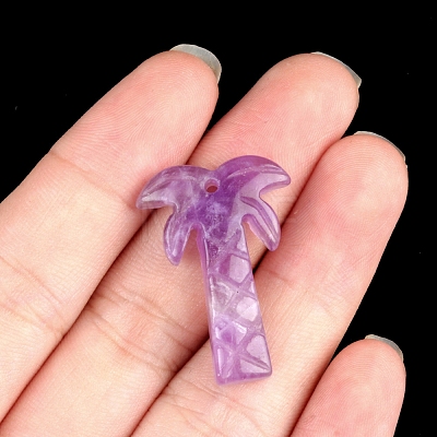 Natural Amethyst Pendants PW-WG3631D-07-1