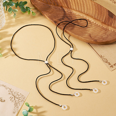 2Pcs Polyester Earphone Cord Straps HJEW-TAC0167-1