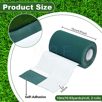 10M Non-woven Fabrics Grass Seaming Tape Lawn Fixing AJEW-WH0481-617-1