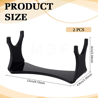Acrylic Sword Katana Holder Stand ODIS-WH0038-195B-1