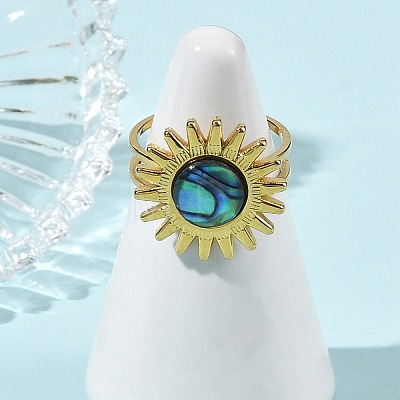 Stainless Steel Cuff Open Rings RJEW-JR01077-02-1