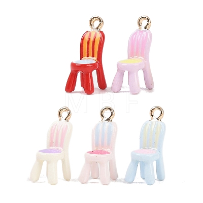 Alloy Enamel Pendants ENAM-A012-13G-1