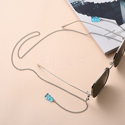 304 Stainless Steel Eyeglasses Chains AJEW-EH00207-01-1