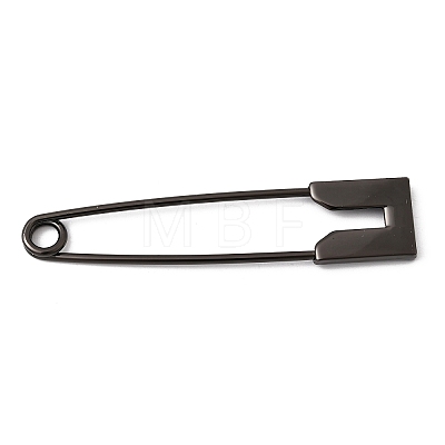 Alloy Extra Large Safety Pin Brooches JEWB-B043-01B-1