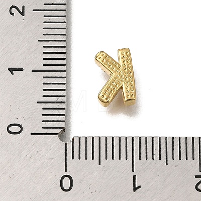 Rack Plating Brass Micro Pave Clear Cubic Zirconia Beads KK-G500-30G-K-1