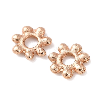 Light Gold Plated Alloy Flower Daisy Spacer Beads PALLOY-E385-04KCG-1