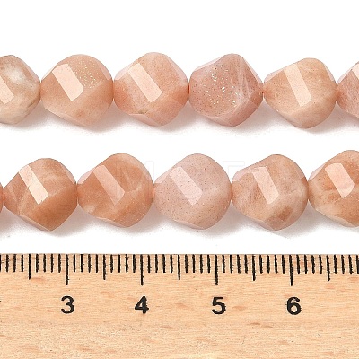 Natural Sunstone Beads Strands G-C267-B07-1