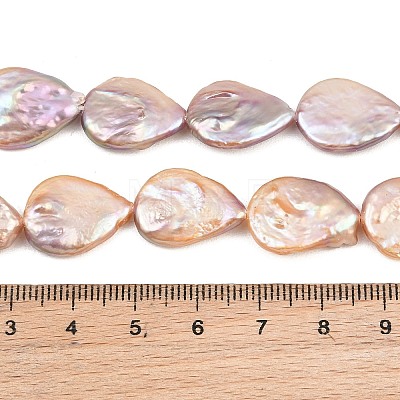 Dyed Natural Baroque Keshi Pearl Beads Strands PA-CBAFEE8-06-1