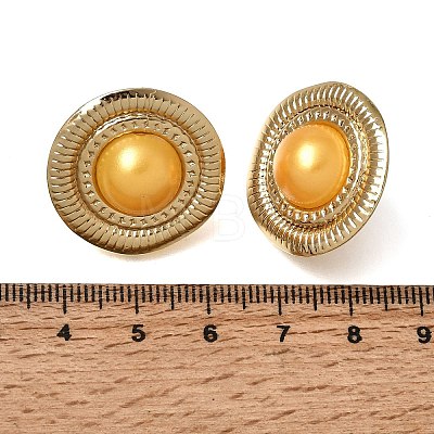 Brass Stud Earrings for Women KK-CBA9D38-02G-1