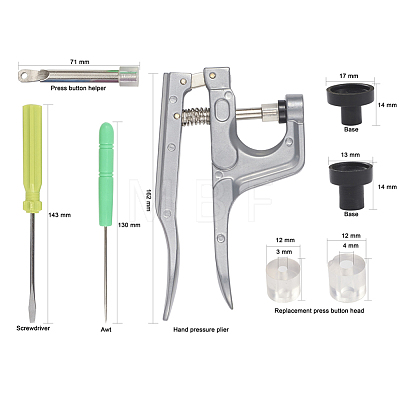 Snap Fastener Plier Tool Kits X-TOOL-A007-C02-1