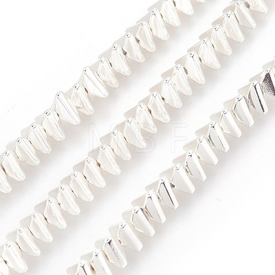 Electroplated Non-magnetic Synthetic Hematite Beads Strands G-P423-07S-1