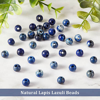 Olycraft Natural Lapis Lazuli Beads G-OC0003-81B-1