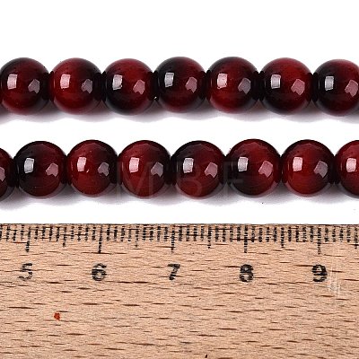 Imitation Tiger Eye Glass Beads Strands GLAA-Q106-03A-B07-1