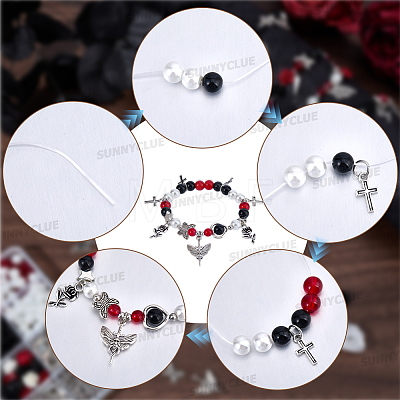DIY Gothic Bracelets Making Kits DIY-SC0033-64-1