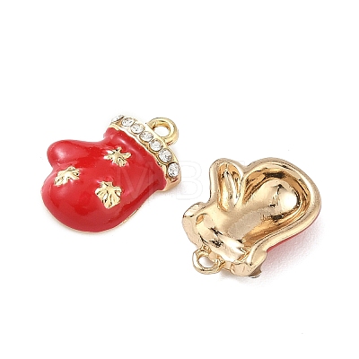 Christmas Alloy Enamel Pendants LS-ENAM-I073-02G-01-1