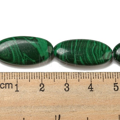 Synthetic Malachite Beads Strands G-B071-C01-01-1