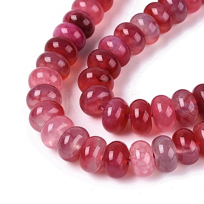 Natural Agate Beads Strands G-Q613-01E-08-1