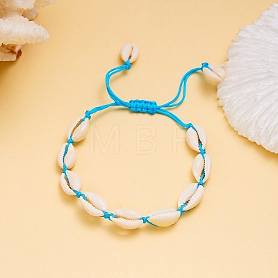 Bohemian Shell Braided Bead Bracelets KG5973-7-1