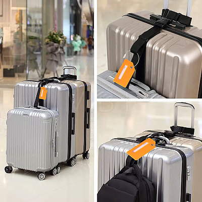 CHGCRAFT Silicone Luggage Tag AJEW-CA0004-11-1