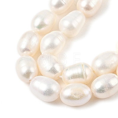 Natural Cultured Freshwater Pearl Beads Strands PEAR-I007-01C-06A-1