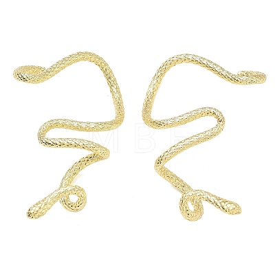 Brass Cuff Earrings for Women EJEW-A167-11G-1