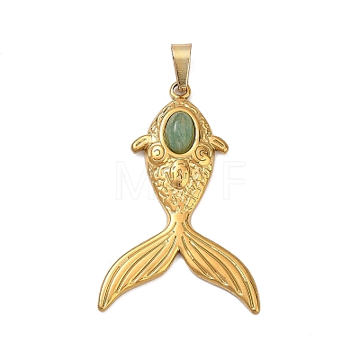 Natural Green Aventurine Pendants GG-CBA97F4-03G-10-1