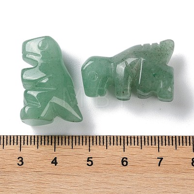 Natural Green Aventurine Carved Healing Dinosaur Figurines G-B062-07B-1