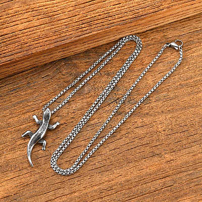 Vintage 304 Stainless Steel Pendant Necklaces for Men WG5B571-01-1