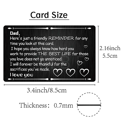 Rectangle 201 Stainless Steel Custom Blank Thermal Transfer Wallet Card DIY-WH0252-013-1