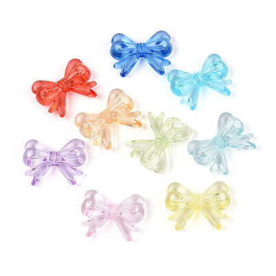 Transparent Acrylic Beads X-OACR-N143-03-1