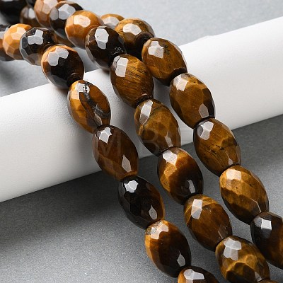 Natural Tiger Eye Beads Strands G-C135-J03-01-1