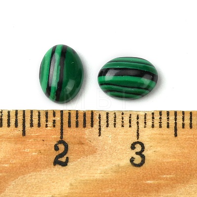 Synthetic Malachite Cabochons G-A094-01B-41-1