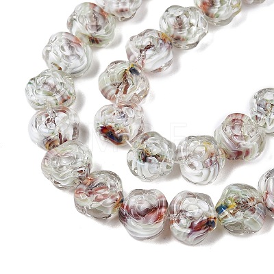 Handmade Lampwork Beads Strands LAMP-T021-26D-1