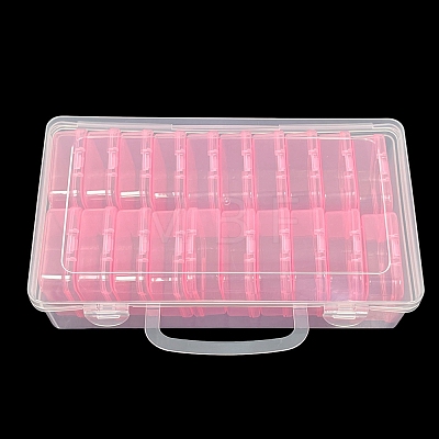 20 Slots Plastic Craft Organizer Case PW-WG35538-02-1