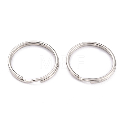 Non-Tarnish 304 Stainless Steel Split Key Rings LS-STAS-H153-02P-1