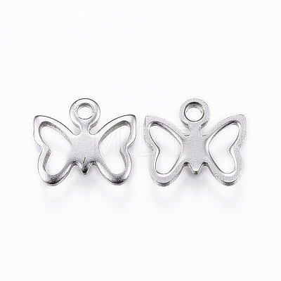 201 Stainless Steel Charms X-STAS-K154-25P-1