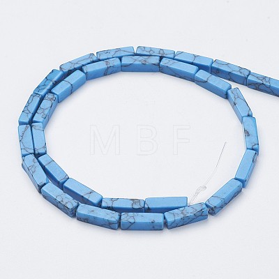 Synthetic Turquoise Beads Strands G-G968-D15-1