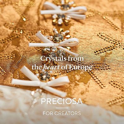 Preciosa® Crystal Hotfix Flatback Stones Y-PRC-HSS16-30010-200-1