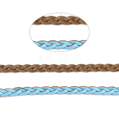 Braided PU Leather Cords LC-S018-10M-1